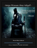 Aniga waxaan ahay adiga .pdf